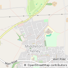 Map of Banbury, Oxfordshire