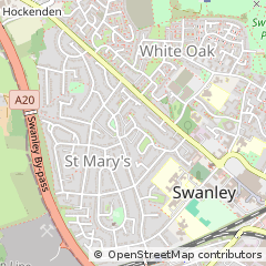 Map of Swanley