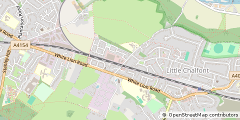 Map of Little Chalfont, Amersham, Buckinghamshire