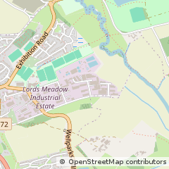 Map of Crediton, Devon