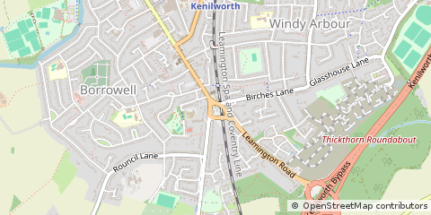 Map of Kenilworth