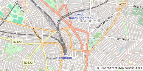Map of Brighton