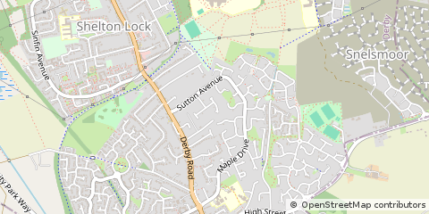 Map of Derby