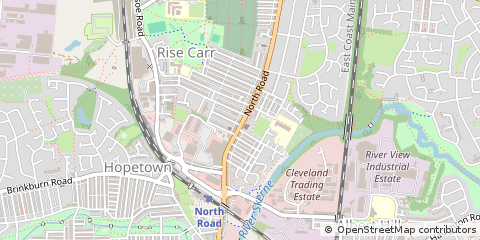 Map of Darlington