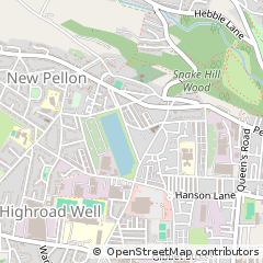 Map of Halifax, West Yorkshire