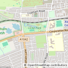 Map of Redcar, Cleveland