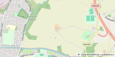 Map of Solihull, West Midlands