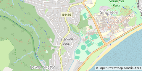 Map of Swansea