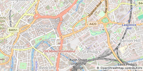 Map of Bristol