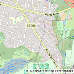 Map of Poole, Dorset