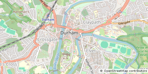 Map of Durham, Co Durham