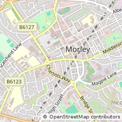 Map of West Yorkshire