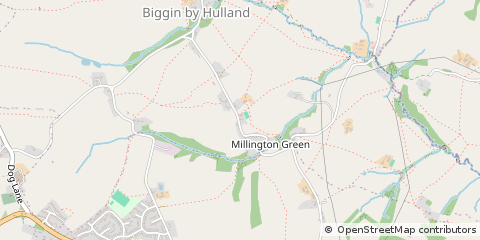 Map of Ashbourne, Derbyshire