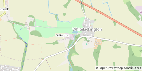 Map of Ilminster, Somerset