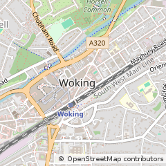 Map of Woking