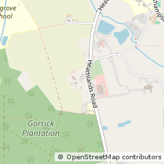 Map of Wokingham, Berkshire