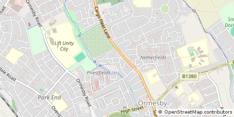 Map of Middlesbrough