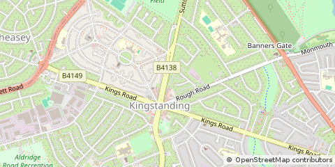 Map of Birmingham, West Midlands