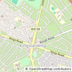 Map of Birmingham, West Midlands