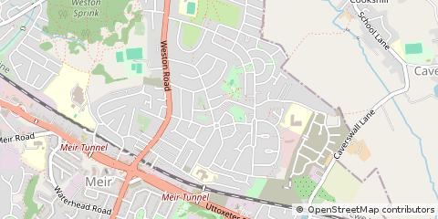 Map of Stoke-on-Trent
