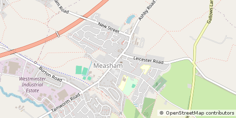 Map of Swadlincote