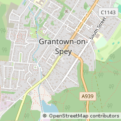 Map of Grantown-on-Spey
