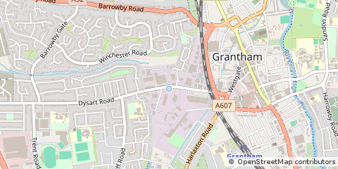 Map of Grantham