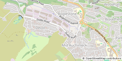 Map of Port Glasgow