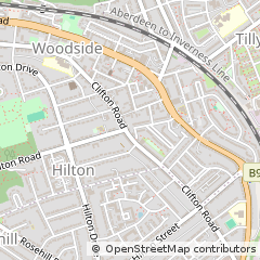 Map of Aberdeen, Aberdeenshire