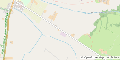 Map of Crymych, Pembrokeshire