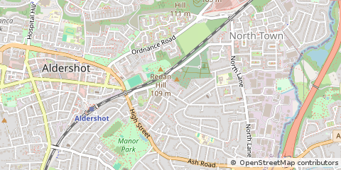 Map of Aldershot