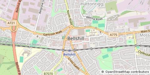 Map of Bellshill