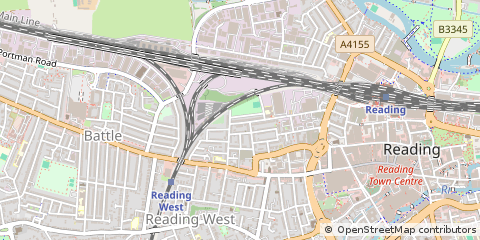 Map of Reading