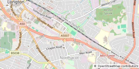 Map of Stoke-on-Trent