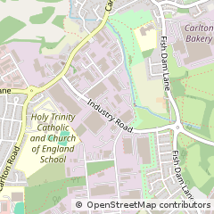 Map of Barnsley, South Yorkshire
