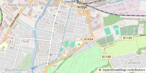 Map of Lincoln