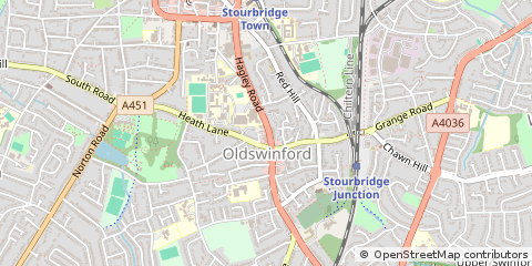Map of Stourbridge