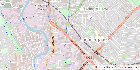 Map of Hull