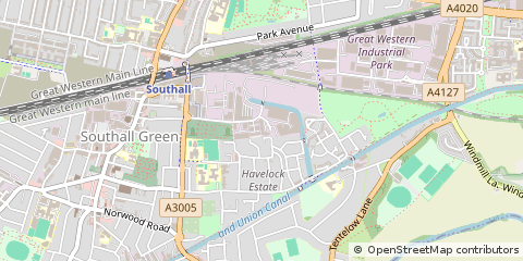 Map of Southall