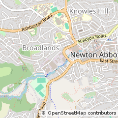 Map of Newton Abbot, Devon