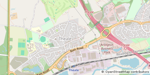 Map of Reading, Berkshire