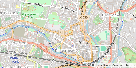 Map of Bath