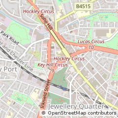 Map of Birmingham, West Midlands