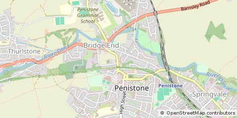 Map of Sheffield