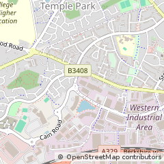 Map of Bracknell, Berkshire