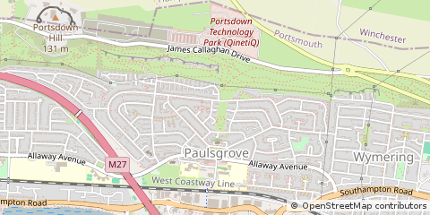 Map of Portsmouth, Hampshire