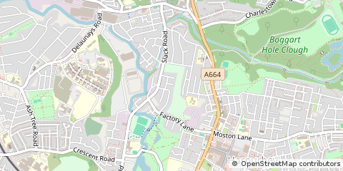 Map of Manchester