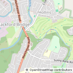 Map of Bury, Greater Manchester