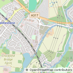 Map of Addlestone, Surrey