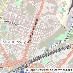 Map of Cheetham Hill, Manchester